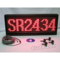 Affordable LED SR-2434 RED Indoor/Outdoor Programmable Sign, 32 x 41